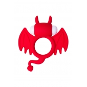 Красное эрекционное кольцо на пенис JOS COCKY DEVIL - JOS - в Комсомольске-на-Амуре купить с доставкой