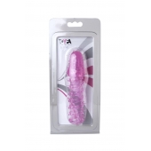 Розовая насадка с нежными шипами - 13,5 см. - Toyfa Basic - в Комсомольске-на-Амуре купить с доставкой