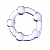 Фиолетовое эрекционное кольцо A-Toys - A-toys - в Комсомольске-на-Амуре купить с доставкой