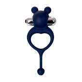 Синее виброкольцо с хвостиком JOS MICKEY - JOS - в Комсомольске-на-Амуре купить с доставкой Синее виброкольцо с хвостиком JOS MICKEY - JOS - в Комсомольске-на-Амуре купить с доставкой