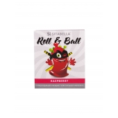 Стимулирующий презерватив-насадка Roll   Ball Raspberry - Sitabella - купить с доставкой в Комсомольске-на-Амуре