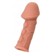 Насадка на фаллос с пузыриками, венками и ребристостью KOKOS Extreme Sleeve 09 - 12,7 см. - KOKOS - в Комсомольске-на-Амуре купить с доставкой