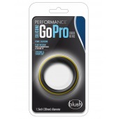 Черно-желтое силиконовое эрекционное кольцо Silicone Go Pro Cock Ring - Blush Novelties - в Комсомольске-на-Амуре купить с доставкой