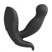 Черный вибромассажер простаты PROSTATE HERO - Dream Toys - в Комсомольске-на-Амуре купить с доставкой