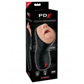Мастурбатор-ротик Deep Throat Vibrating Stroker - Pipedream - в Комсомольске-на-Амуре купить с доставкой