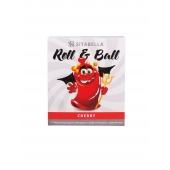 Стимулирующий презерватив-насадка Roll   Ball Cherry - Sitabella - купить с доставкой в Комсомольске-на-Амуре