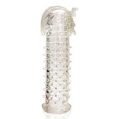 Закрытая прозрачная насадка на пенис Crystal Sleeve Faraon - 13,5 см. - Erowoman-Eroman - в Комсомольске-на-Амуре купить с доставкой