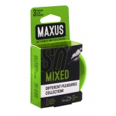 Презервативы в железном кейсе MAXUS Mixed - 3 шт. - Maxus - купить с доставкой в Комсомольске-на-Амуре