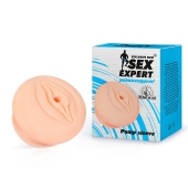 Телесная насадка-вагина на помпу - Sex Expert - в Комсомольске-на-Амуре купить с доставкой