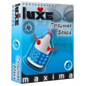 Презерватив LUXE Maxima  Глубинная бомба  - 1 шт. - Luxe - купить с доставкой в Комсомольске-на-Амуре