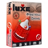 Презерватив LUXE Maxima  Французский связной  - 1 шт. - Luxe - купить с доставкой в Комсомольске-на-Амуре