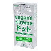Презервативы Sagami Xtreme Type-E с точками - 10 шт. - Sagami - купить с доставкой в Комсомольске-на-Амуре
