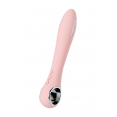 Розовый силиконовый вибратор с электростимуляцией GALVANI VIBE - 21 см. - ToyFa - купить с доставкой в Комсомольске-на-Амуре