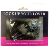 Черные меховые наручники Love с ключиками - Baile - купить с доставкой в Комсомольске-на-Амуре