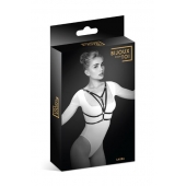 Черная упряжь на грудь Laura - Bijoux Pour Toi - купить с доставкой в Комсомольске-на-Амуре