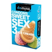 Презервативы для орального секса DOMINO Sweet Sex с ароматом мороженого - 3 шт. - Domino - купить с доставкой в Комсомольске-на-Амуре