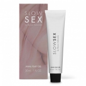 Лубрикант на водной основе Slow Sex Anal Play Gel - 30 мл. - Bijoux Indiscrets - купить с доставкой в Комсомольске-на-Амуре