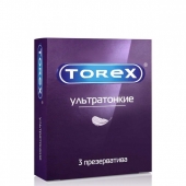Презервативы Torex  Ультратонкие  - 3 шт. - Torex - купить с доставкой в Комсомольске-на-Амуре