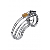 Серебристый пояс верности TOYFA на замочке - ToyFa - купить с доставкой в Комсомольске-на-Амуре