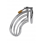 Серебристый пояс верности TOYFA на замочке - ToyFa - купить с доставкой в Комсомольске-на-Амуре