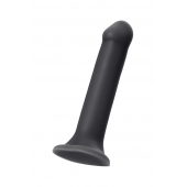 Черный фаллос на присоске Silicone Bendable Dildo XL - 20 см. - Strap-on-me - купить с доставкой в Комсомольске-на-Амуре