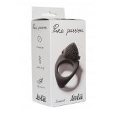 Черное эрекционное виброкольцо Pure Passion Sunset - Lola Games - в Комсомольске-на-Амуре купить с доставкой