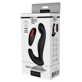 Черный вибромассажер простаты SWIRLING P-PLEASER - Dream Toys - в Комсомольске-на-Амуре купить с доставкой