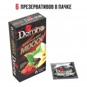 Ароматизированные презервативы DOMINO  Ароматный микс  - 6 шт. - Domino - купить с доставкой в Комсомольске-на-Амуре
