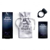 Темно-серое эрекционное кольцо Vibrating Love Ring с вибрацией - Fifty Shades of Grey - в Комсомольске-на-Амуре купить с доставкой