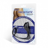 Стимулятор простаты с фиксацией эрекционным кольцом Prostate Gear - BlueLine - в Комсомольске-на-Амуре купить с доставкой