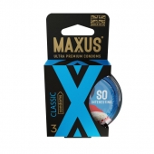 Классические презервативы в пластиковом кейсе MAXUS Classic - 3 шт. - Maxus - купить с доставкой в Комсомольске-на-Амуре