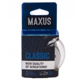 Классические презервативы в пластиковом кейсе MAXUS Classic - 3 шт. - Maxus - купить с доставкой в Комсомольске-на-Амуре