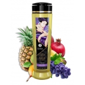 Массажное масло Libido Exotic Fruits с ароматом экзотических фруктов - 240 мл. - Shunga - купить с доставкой в Комсомольске-на-Амуре