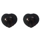 Черные пэстисы-сердечки Rand - Lola Lingerie купить с доставкой