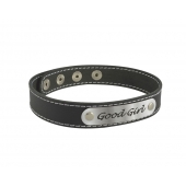 Чокер с белой строчкой Good Girl - Sitabella - купить с доставкой в Комсомольске-на-Амуре