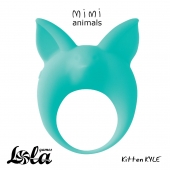 Зеленое эрекционное кольцо Kitten Kyle - Lola Games - в Комсомольске-на-Амуре купить с доставкой