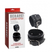 Черные наручники Surrender Wrist Restraints - Chisa - купить с доставкой в Комсомольске-на-Амуре