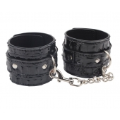 Черные наручники Surrender Wrist Restraints - Chisa - купить с доставкой в Комсомольске-на-Амуре