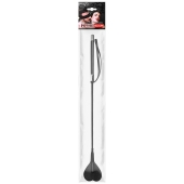 Черный стек с наконечником-сердечком - 54 см. - Notabu - купить с доставкой в Комсомольске-на-Амуре Черный стек с наконечником-сердечком - 54 см. - Notabu - купить с доставкой в Комсомольске-на-Амуре