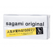 Презервативы Sagami Original 0.02 L-size увеличенного размера - 10 шт. - Sagami - купить с доставкой в Комсомольске-на-Амуре