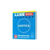 Текстурированные презервативы LUXE Royal Exotica - 3 шт. - Luxe - купить с доставкой в Комсомольске-на-Амуре