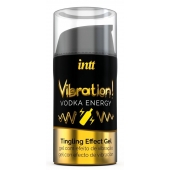 Жидкий интимный гель с эффектом вибрации Vibration! Vodka Energy - 15 мл. - INTT - купить с доставкой в Комсомольске-на-Амуре