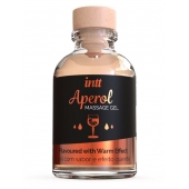 Массажный гель с согревающим эффектом Aperol - 30 мл. - INTT - купить с доставкой в Комсомольске-на-Амуре