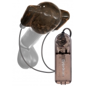 Дымчатый вибростимулятор головки пениса Dual Vibrating Head Teaser - Pipedream - в Комсомольске-на-Амуре купить с доставкой