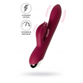Бордовый вибратор-кролик Sangra - 20,5 см. - ToyFa купить в Комсомольске-на-Амуре с доставкой в Orgasmix.ru Бордовый вибратор-кролик Sangra - 20,5 см. - ToyFa