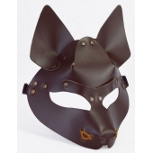 Коричневая маска Wolf - Sitabella - купить с доставкой в Комсомольске-на-Амуре