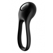 Черное эрекционное виброкольцо Majestic Duo - Satisfyer - в Комсомольске-на-Амуре купить с доставкой