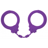Фиолетовые силиконовые поножи Limitation - Lola Games - купить с доставкой в Комсомольске-на-Амуре