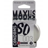 Экстремально тонкие презервативы в железном кейсе MAXUS Extreme Thin - 3 шт. - Maxus - купить с доставкой в Комсомольске-на-Амуре