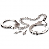 Металлические наручники Metal Leg Cuffs - Pipedream - купить с доставкой в Комсомольске-на-Амуре